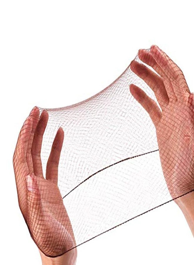 Smilco Hair Net Set: 300 Pieces 22-Inch Brown Nets, For Food Service, Bun Making, Ballet - Image 1